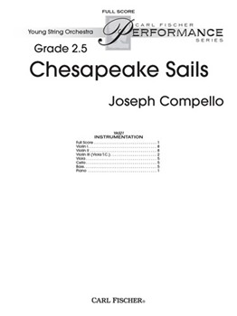 Chesapeake Sails by Compello Joseph for