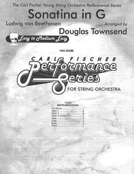 Sonatina In G by Beethoven Ludwig van - Townsend Douglas - for