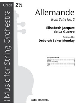 Allemande from Suite No. 2