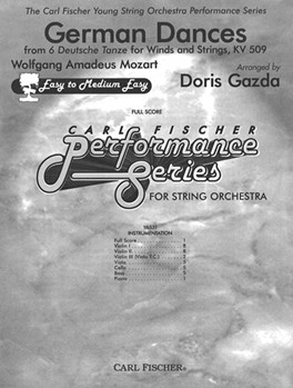 German Dances by Mozart Wolfgang Amadeus - Gazda Doris - for