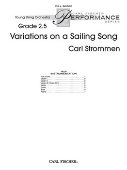 Variations on a Sailing Song by Strommen Carl for