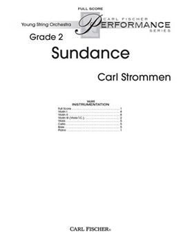 Sundance by Strommen Carl for Full Score