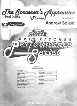 Sorcerer's Apprentice Theme by Dukas Paul - Balent Andrew - for Full Score