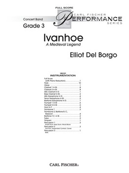 Ivanhoe (A Medieval Legend) by Del Borgo Elliot for Full Score