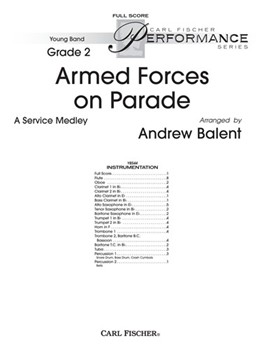 Armed Forces On Parade by Medley - Balent Andrew - for Full Score