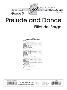 Prelude & Dance by Del Borgo Elliot for Full Score