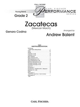 Zacatecas by Codina Genaro - Balent Andrew - for Full Score