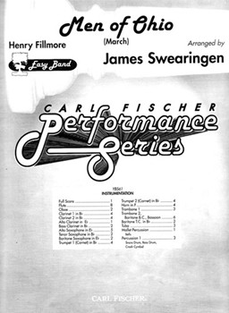 Men Of Ohio by Fillmore Henry - Swearingen James - for Full Score