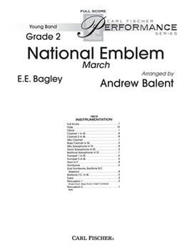 National Emblem by Bagley Edwin Eugene - Balent Andrew - for Full Score