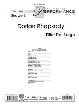 Dorian Rhapsody by Del Borgo Elliot for Full Score