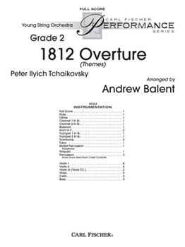 1812 Overture by Tchaikovsky Pyotr Ilyich - Balent Andrew - for