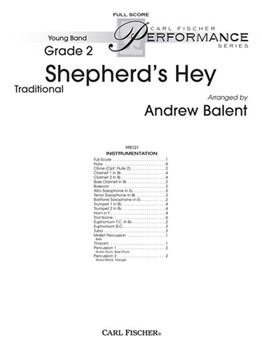 Shepherd's Hey by - Balent Andrew - for Full Score