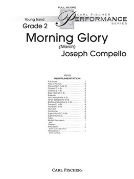 Morning Glory March by Compello Joseph for Full Score