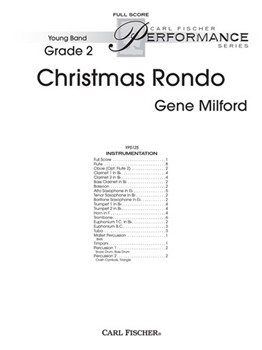 Christmas Rondo by Milford Gene for Full Score