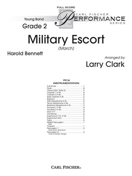 Military Escort by Bennett Harold - Clark Larry - for Full Score
