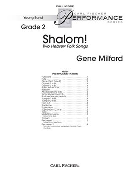 Shalom! Two Hebrew Folk Songs by Milford Gene for