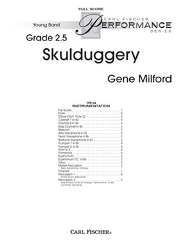Skulduggery by Milford Gene for Full Score