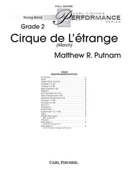 Cirque de L’estrange by Putman Matthew for Full Score