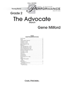 The Advocate by Milford Gene for Full Score