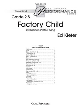 Factory Child Sweatshop Protest Song by Kiefer Ed for