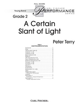 A Certain Slant of Light by Terry Peter for