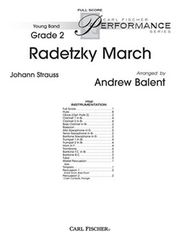 Radetzky March by Strauss Johann Sr - Balent Andrew - for Full Score