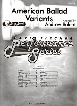 American Ballad Variants by - Balent Andrew - for