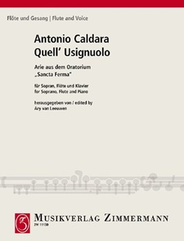 QuellÆUsignuolo Arie aus dem Oratorium "Sancta Ferma" by Caldara Antonio for
