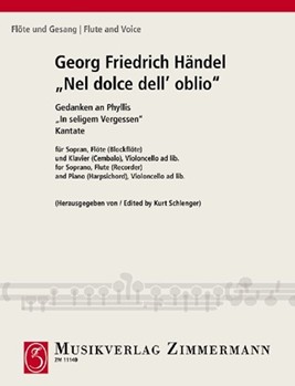 Nell dolce dellÆoblio Cantata by Handel George Frideric for