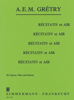 Recitativ et air by Gretry Andre for