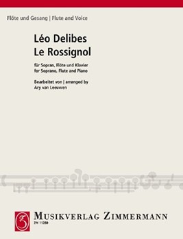 Le Rossignol (Die Nachtigall) Altes Gedicht by Delibes Leo for