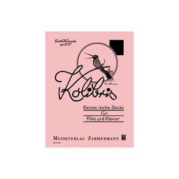 Humming Birds Op.210 (kolibris) by Kronke Emil for Flute and Piano