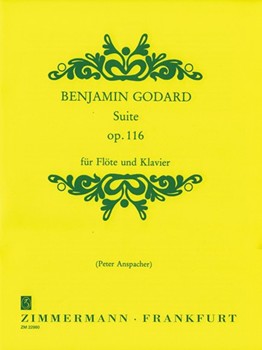 Suite Opus 116 by Godard Benjamin for Flute and Piano