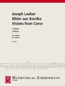 Visions from Corse op. 54 5 pieces by Lauber Joseph for