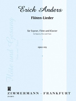 Songs for flute op. 109 by Anders Erich for