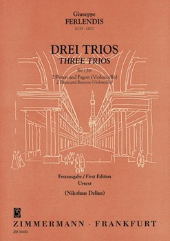 Three Trios (first edition) by Ferlendis Giuseppe for