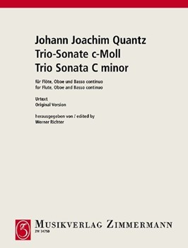 Trio Sonata C minor original version by Quantz Johann Joachim for