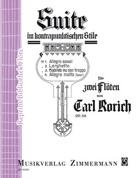 Suite in Contrapunctional Style op. 38 by Rorich Carl for