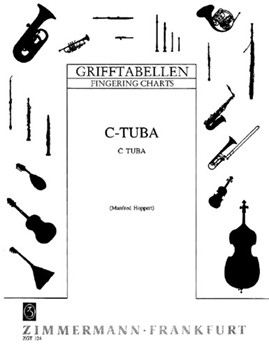 Fingering Table for Tuba in C 3-5 valves by for