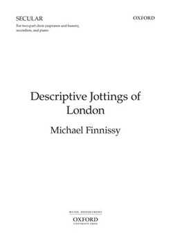 Descriptive Jottings of LondonVocal score by Finnissy Michael for SATB