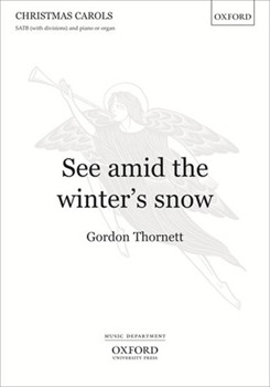 See amid the winter's snowVocal score by Thornett Gordon for SATB