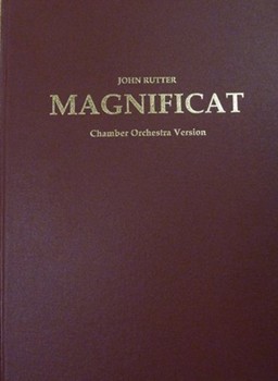 Magnificat - Full Score to chamber orchestra version by Rutter John for Full Score
