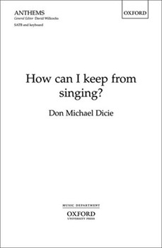 How can I keep from singing? by for