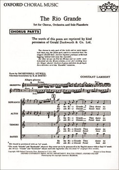 The Rio GrandeChorus part by Lambert Constant for SATB