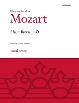 Missa Brevis In D K 194 by Mozart Wolfgang Amadeus for SATB