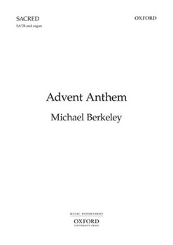 Advent AnthemVocal score by Berkeley Michael for SATB