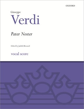 Pater Noster by Verdi Giuseppe for SATB Vocal Score