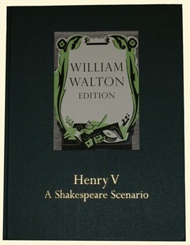 Henry V - A Shakespeare ScenarioFull score (William Walton Edition) by Walton William for SATB