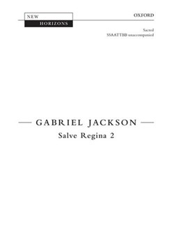 Salve Regina 2Vocal score by Jackson Gabriel for SATB