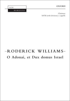 O Adonai Et Dux Domus Israel by Williams Roderick for SATB